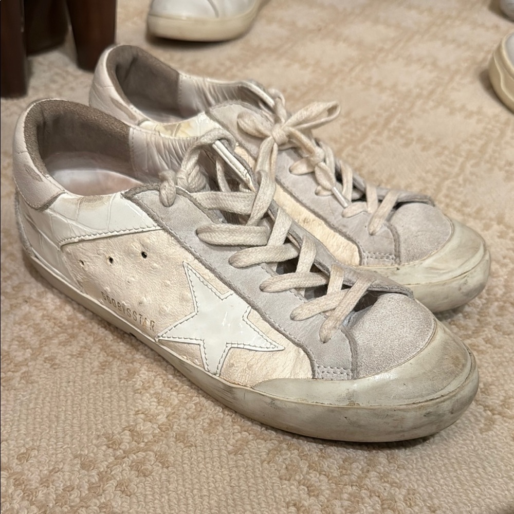 Golden Goose Women's Sneakers - Cream and White